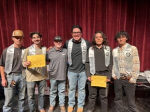 L-R Santiago Gallegos, EtF Grad, Shawn Coffey, Tobias, EtF Grad, Gabriel Carrillo